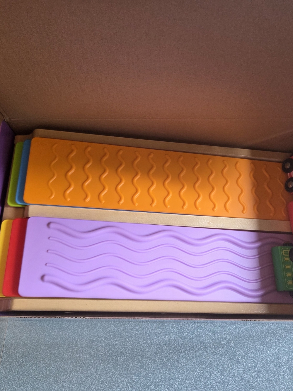 Roll & Race! Activity Ramp Toy – Purple Textured Ramp Set - Picture 2 of 2